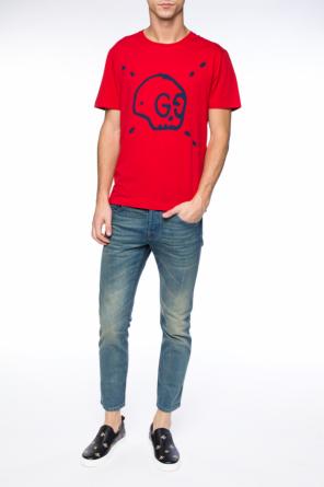 Embroidered tiger head jeans, zdjęcie 2 Embroidered tiger head jeans od Gucci